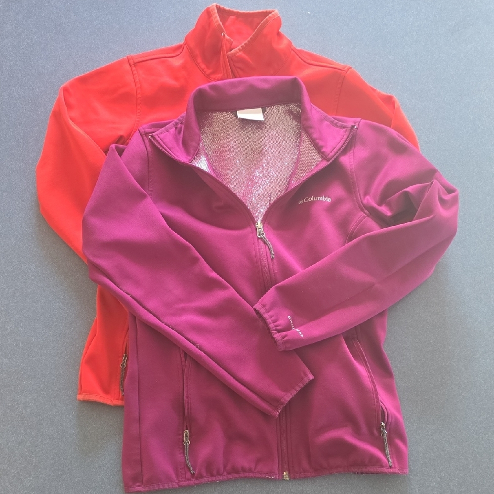 Columbia Women's Jackets - Red and Purple